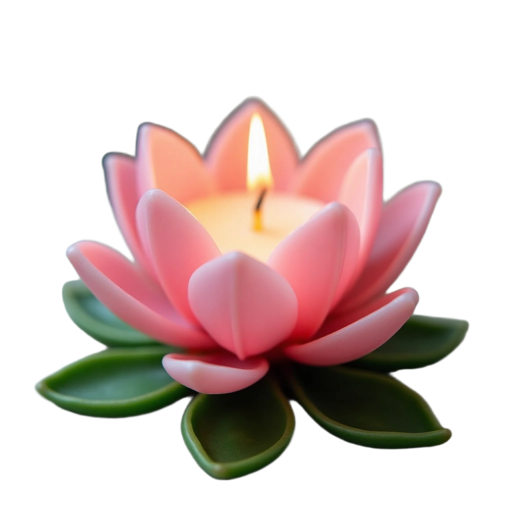 Lotus Candle